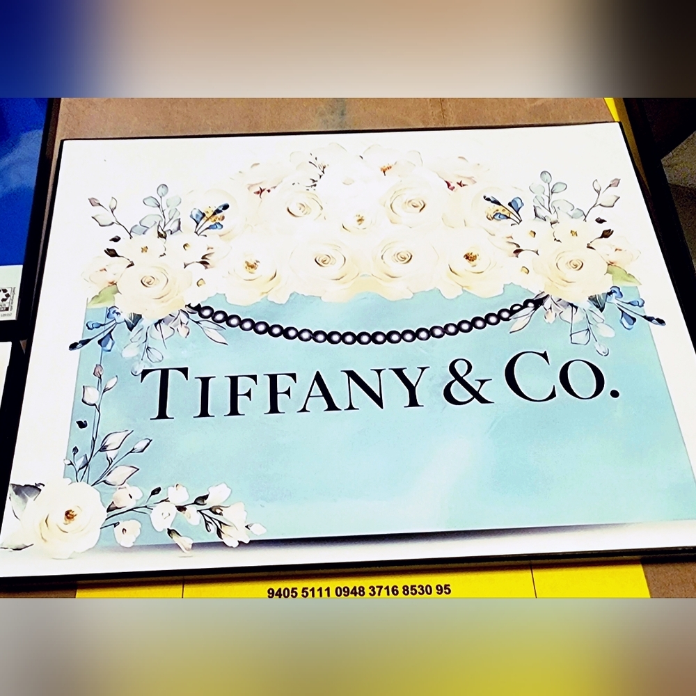 Tiffany & Co. 8 1/2"x11" Framed Wall Art